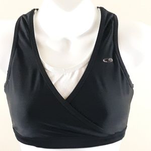 Champion Layered Look Racerback Sports Bra M